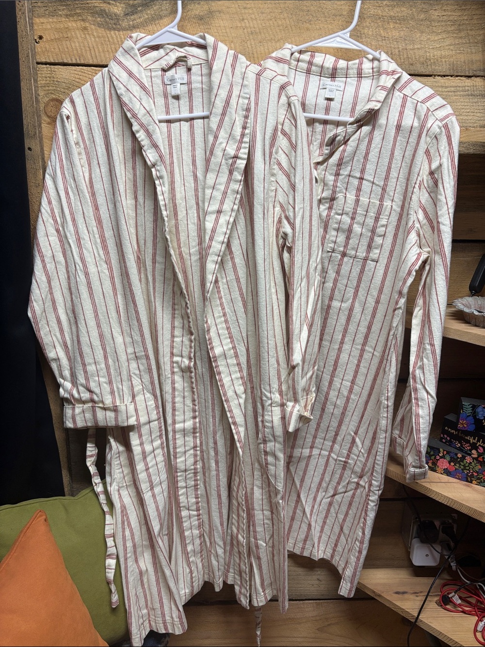 Garnet Hill Nightgown + Robe Set
